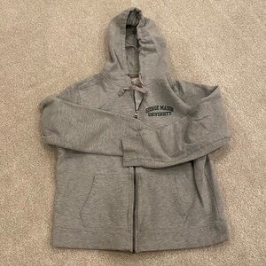 Gray GMU Hoodie